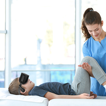 Lower Body Rehabilitation with VR Games
